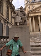 Joe Haldeman at the Sorbonne with Louis Pasteur2